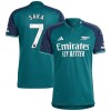 Camisolas Arsenal Saka 7 3º Equipamento 2023-24 Manga Curta